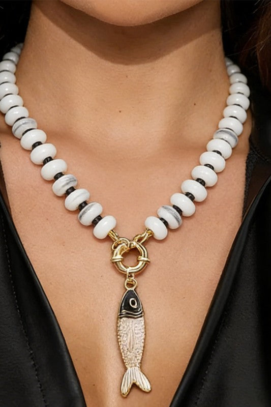 Lucky Catch of the Day Necklace