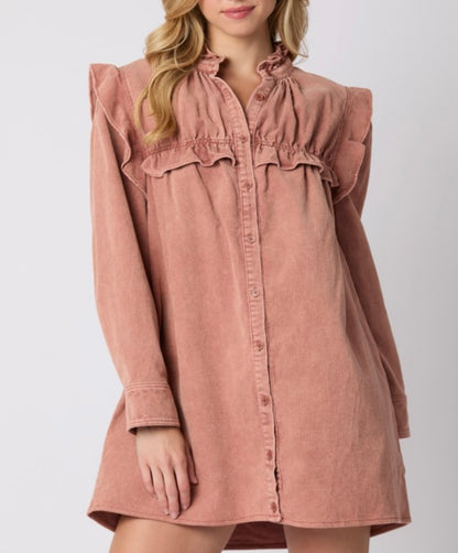 Embrace the Chill Corduroy Dress