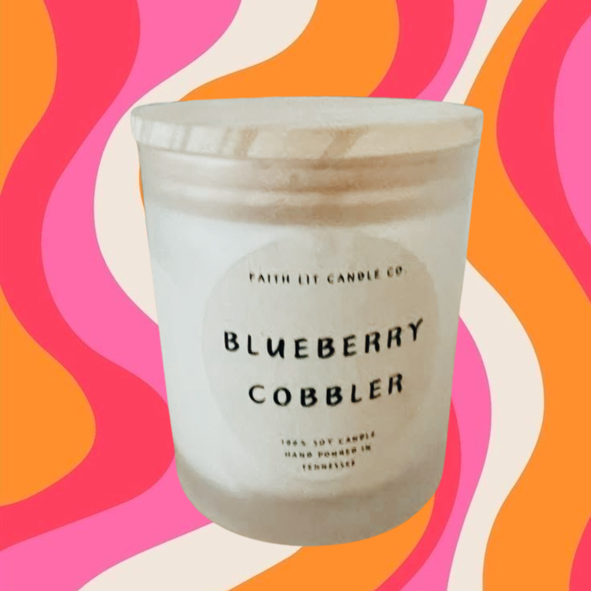 16 OZ Jar Candles With Wooded Lid