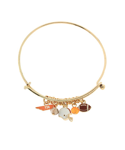 Tennessee Collegiate Charm Bangle