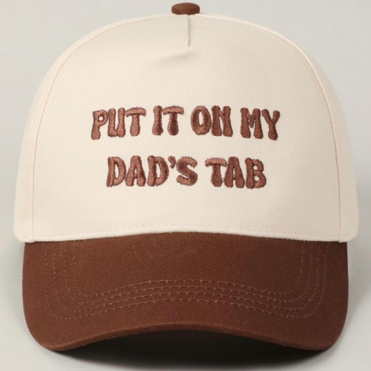 Put it on My Dads Tab Trucker Hat