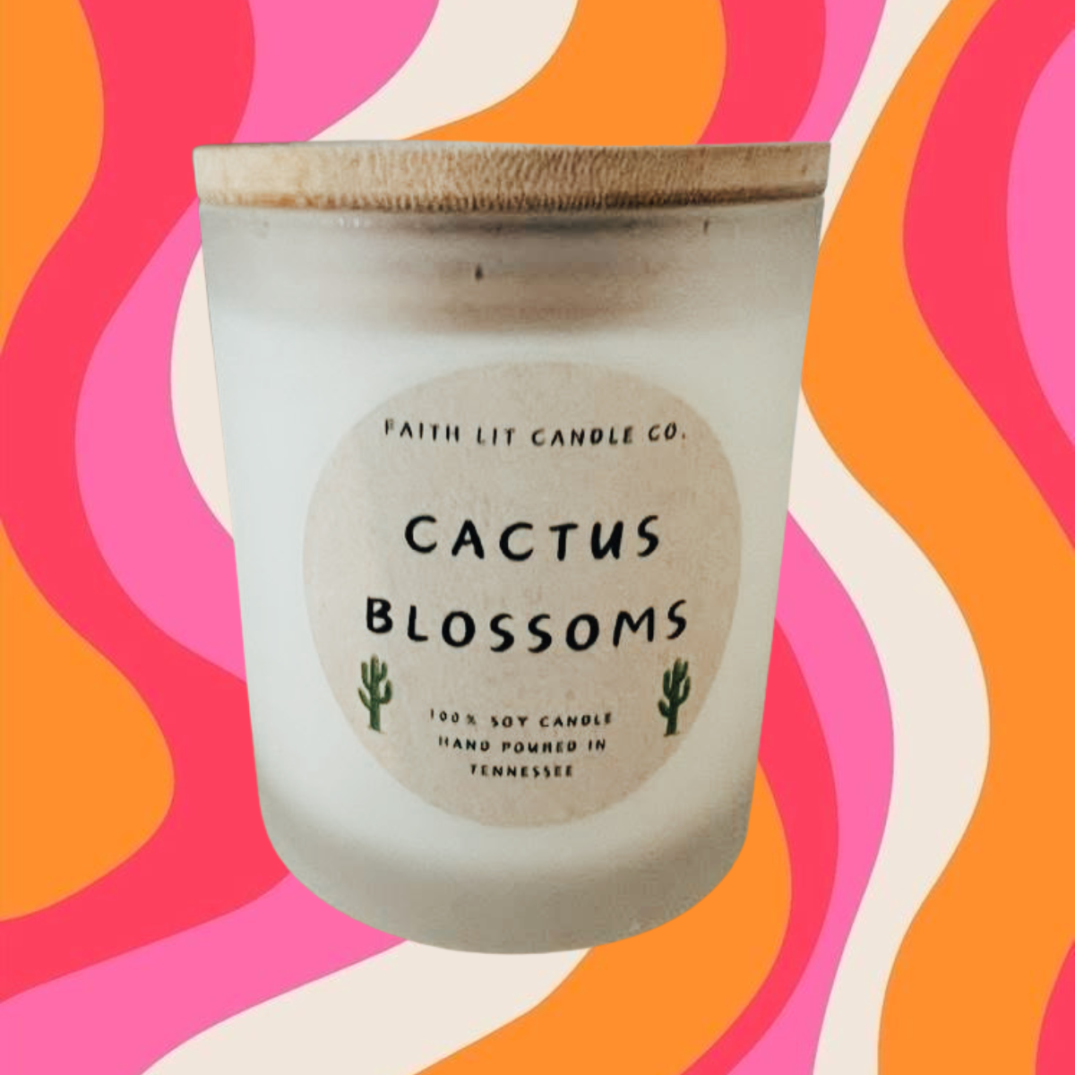16 OZ Jar Candles With Wooded Lid