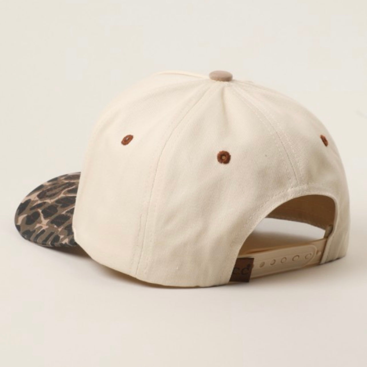 Too Pretty To Work This Hard Leopard Trucker Hat