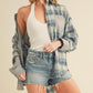 Vanilla Driftwood Plaid Flannel Shirt