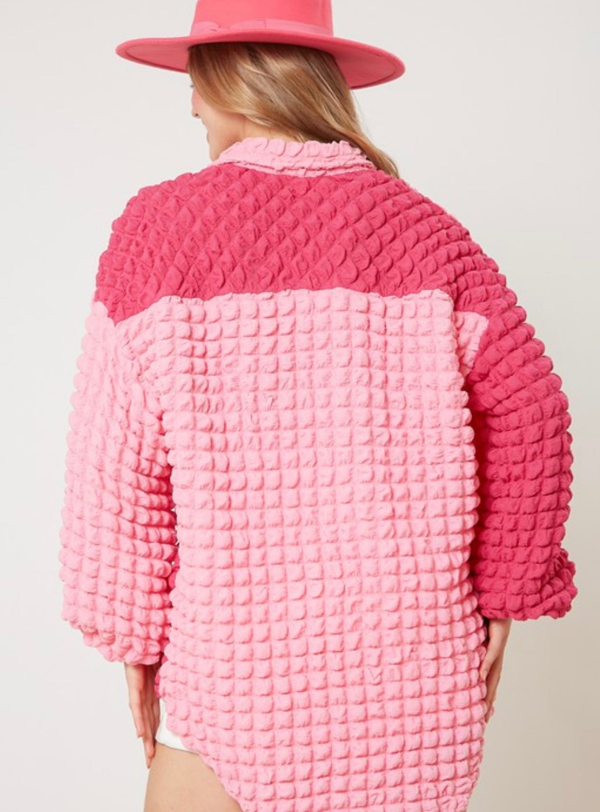 Sweetheart Colorblock Shacket