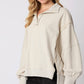 You do it All Collared Oversized Sweatshirt