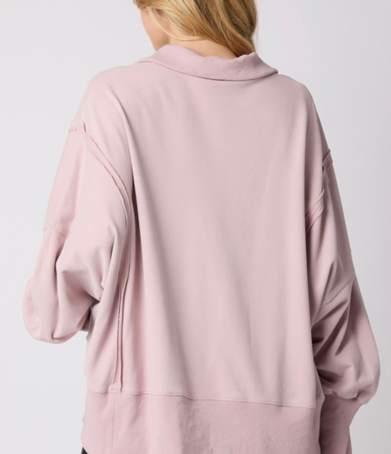 You do it All Collared Oversized Sweatshirt