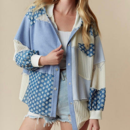 Bluebell Patchwork Shacket