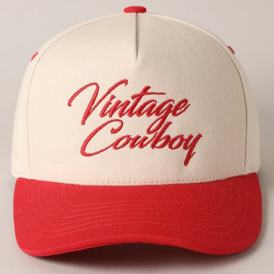 Vintage Cowboy Trucker Hat
