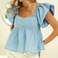 Pretty Woman Peplum Top