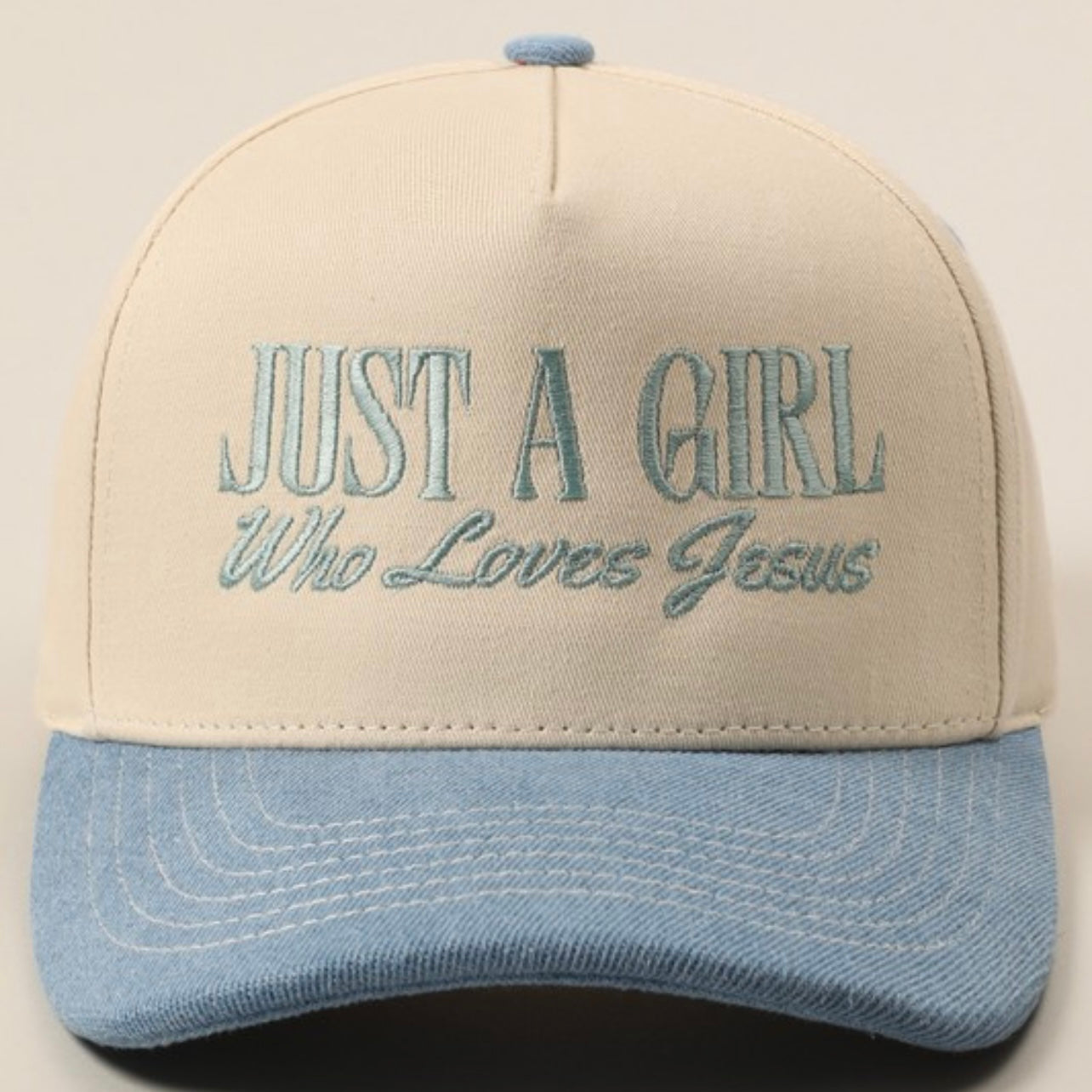 Just A Girl Who Loves Jesus Trucker Hat