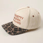 Too Pretty To Work This Hard Leopard Trucker Hat
