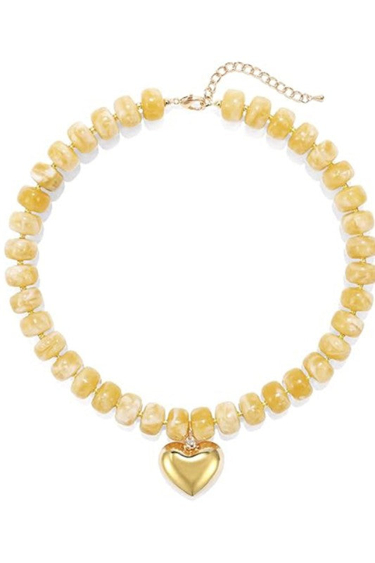 Heart and Soul Beaded Necklace