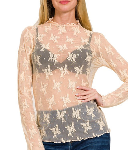 The Wanderlust Lace Layering Top