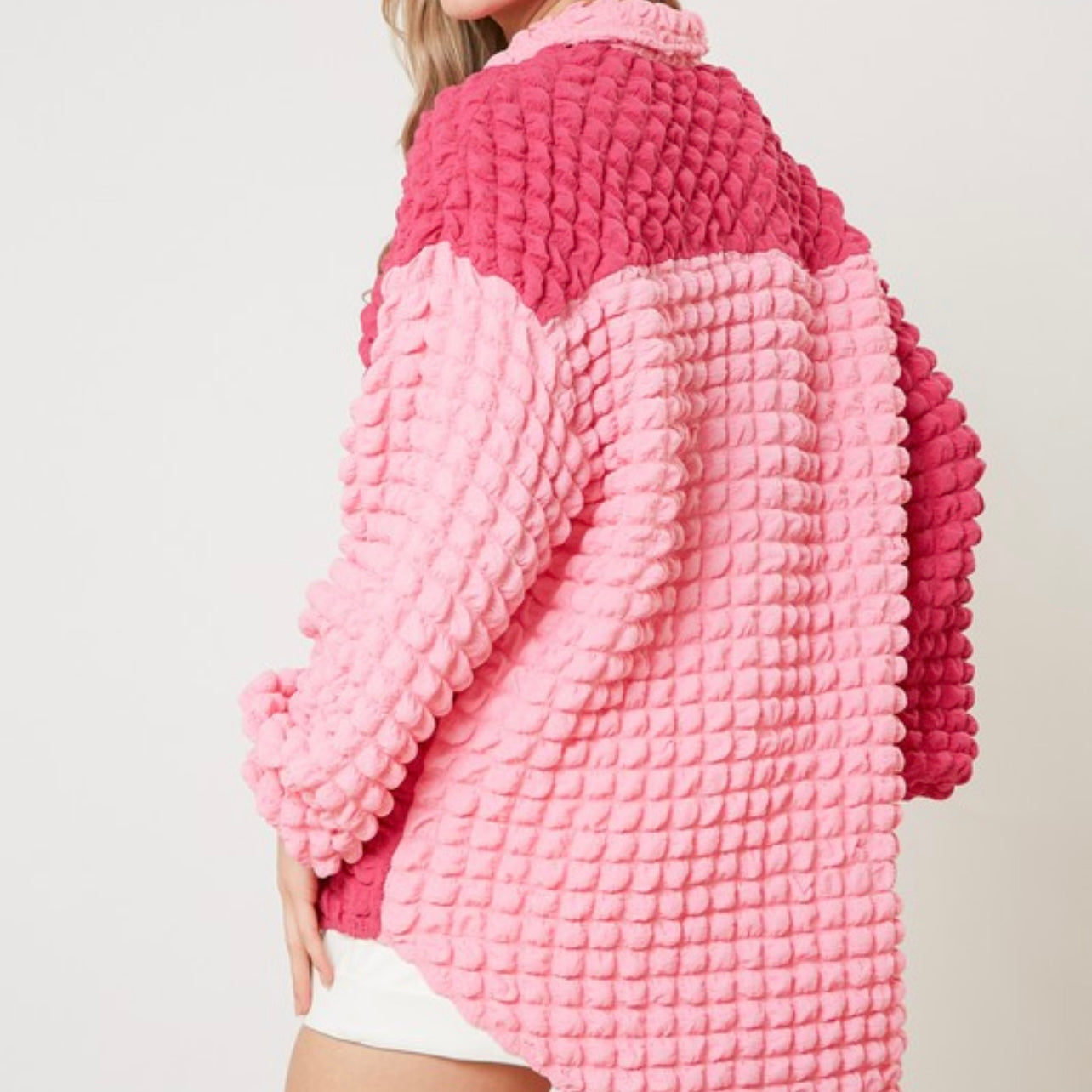 Sweetheart Colorblock Shacket