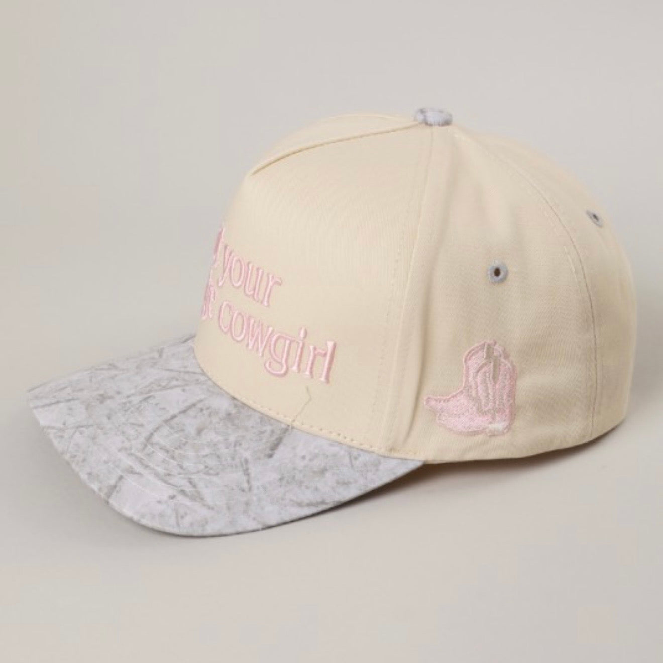 Not Your Average Cowgirl Camo Trucker Hat