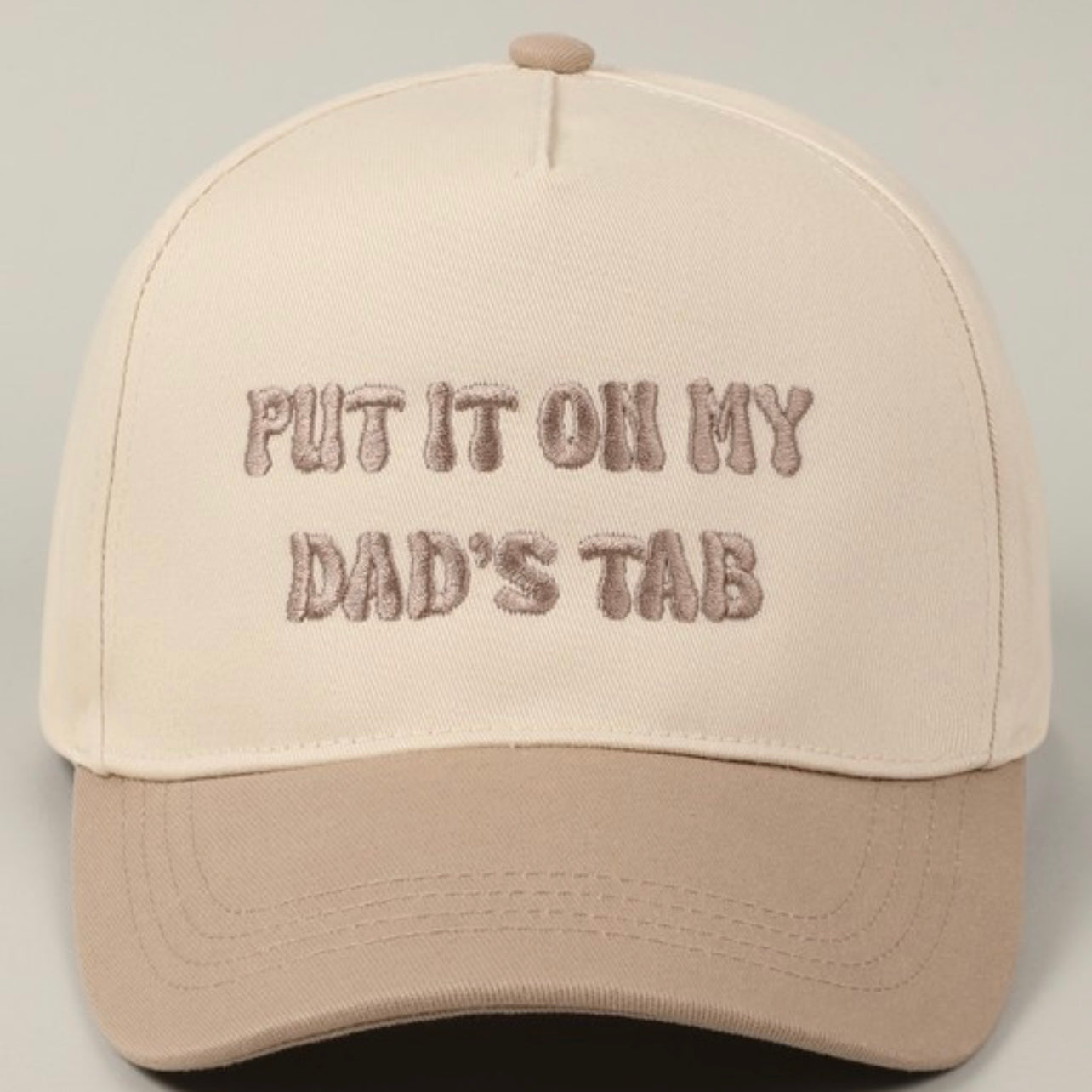 Put it on My Dads Tab Trucker Hat