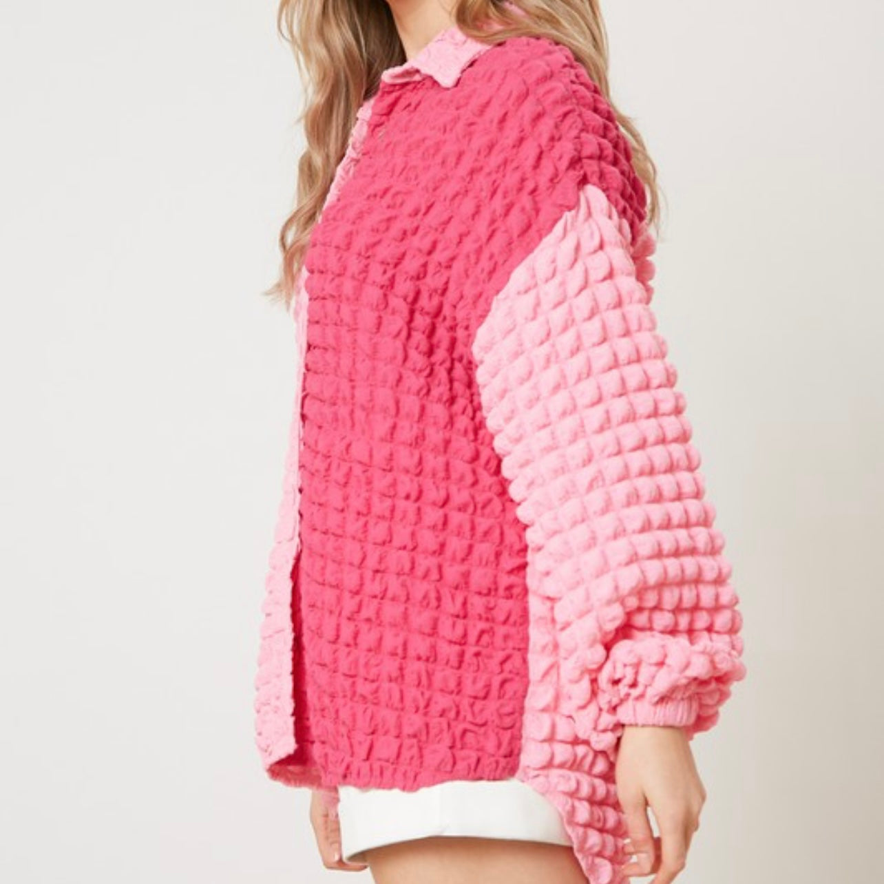 Sweetheart Colorblock Shacket