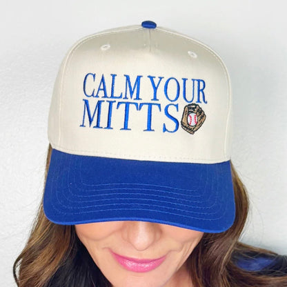 Calm Your Mitts Baseball Trucker Hat