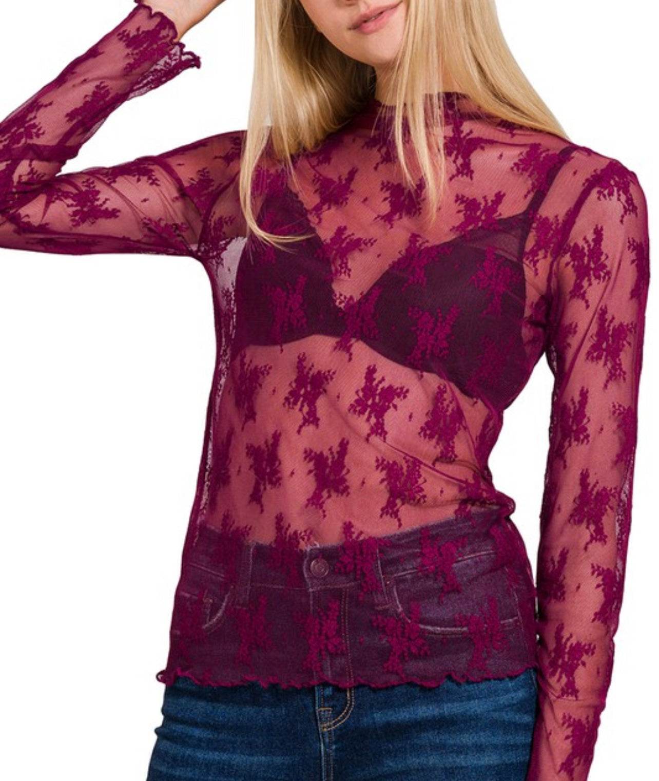 The Wanderlust Lace Layering Top