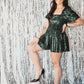 Christmas Party Rockin’ Sequin Holiday Romper