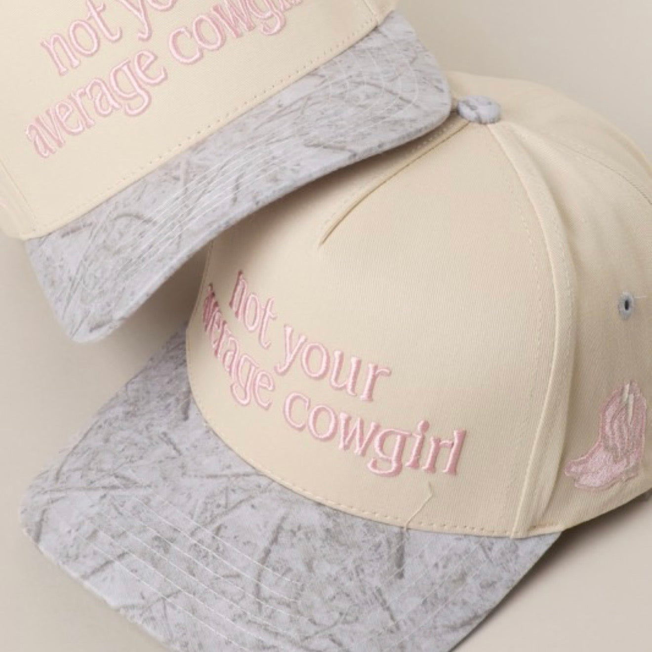 Not Your Average Cowgirl Camo Trucker Hat