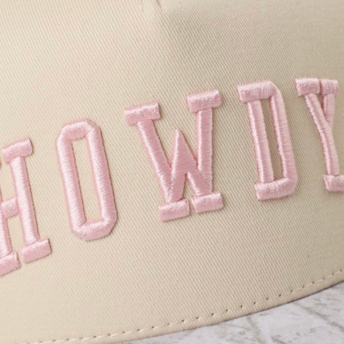 Pink + Camo Howdy Trucker Hat
