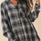 Harvest Mood Plaid Distressed Flannel Shirt