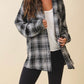 Harvest Mood Plaid Distressed Flannel Shirt