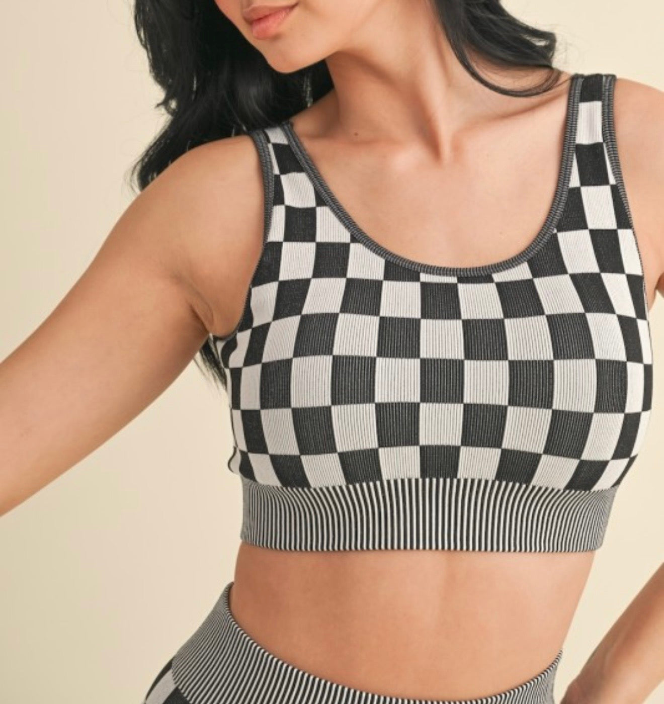 Midnight Checkered Set