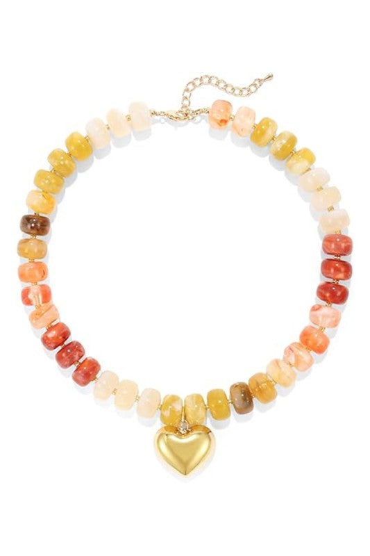 Heart and Soul Beaded Necklace
