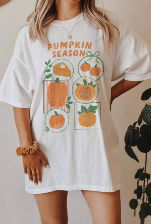 Pumpkin Season Oversized Graphic Tee