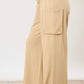 Cozy Core Wide-Leg Cargos