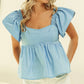 Pretty Woman Peplum Top