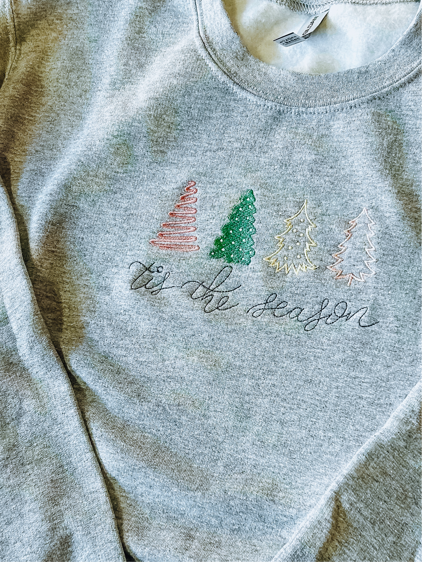 Tis’ The Season Embroidered Sweatshirt