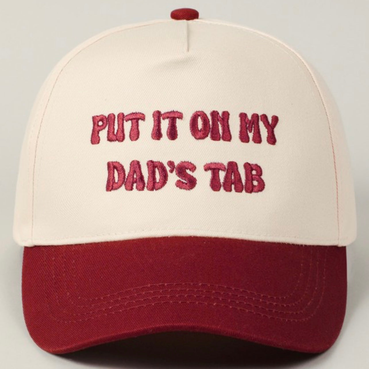 Put it on My Dads Tab Trucker Hat
