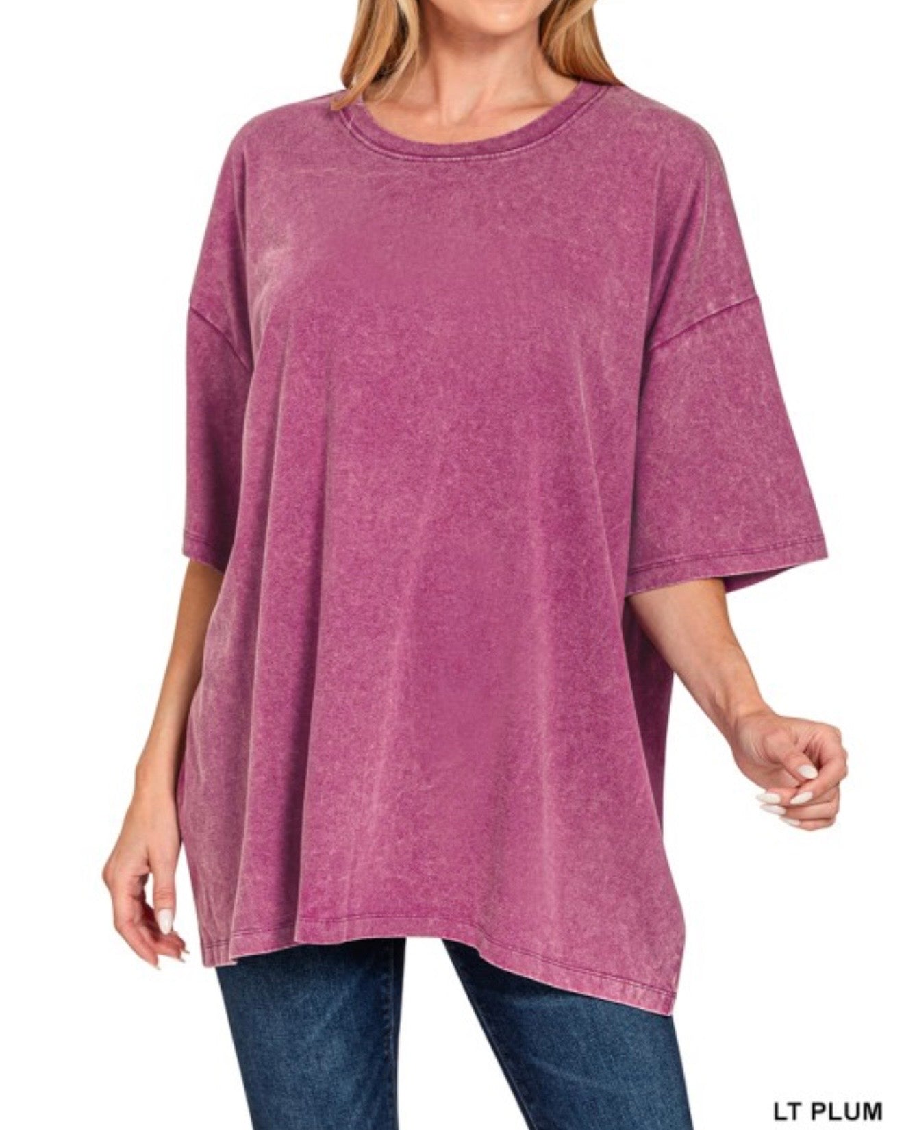 Not Your Boyfriends Oversized Washed Tee