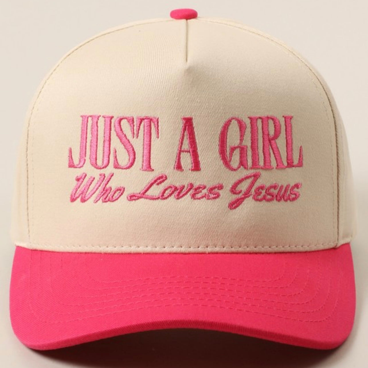 Just A Girl Who Loves Jesus Trucker Hat