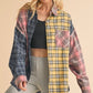 Flirty In Flannel Multi Colored Plaid Flannel Shirt
