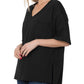 She’s Got It All Oversized V-Neck Tee