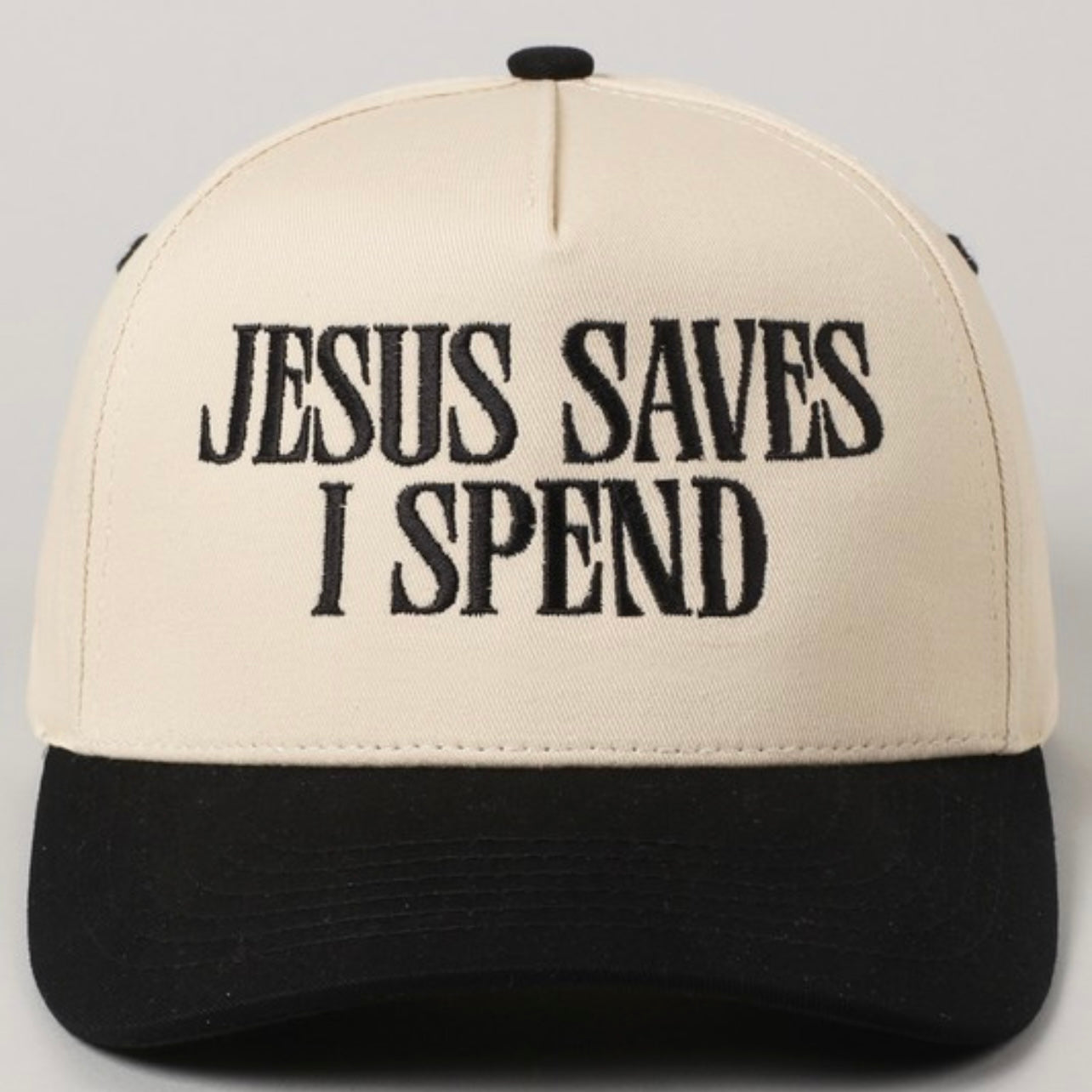 Jesus Saves, I Spend Trucker Hat