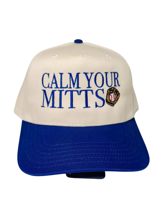 Calm Your Mitts Baseball Trucker Hat