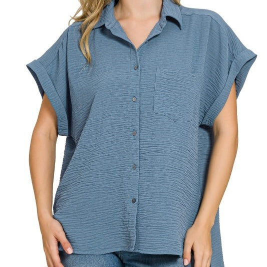 Coastal Air Button-Up