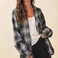 Harvest Mood Plaid Distressed Flannel Shirt