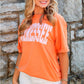 Orange with Pink “Tennessee” Letters Tee