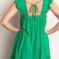 Dainty Girl Ruffle Sleeve Mini Dress