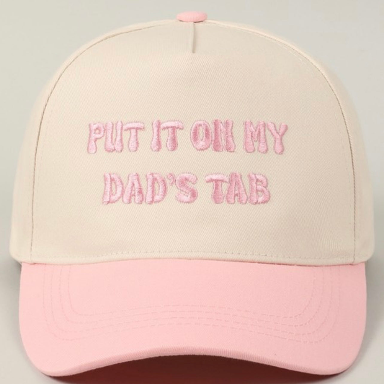 Put it on My Dads Tab Trucker Hat
