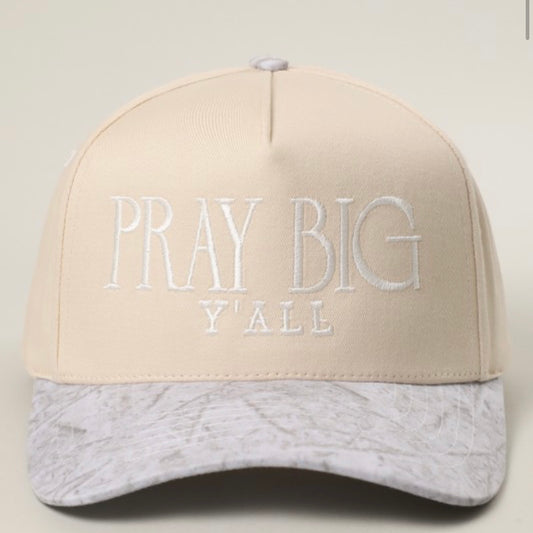 Pray Big Y’all Camo Trucker Hat