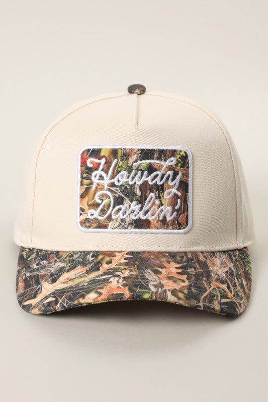 Howdy Darlin’ Camo Trucker Hat