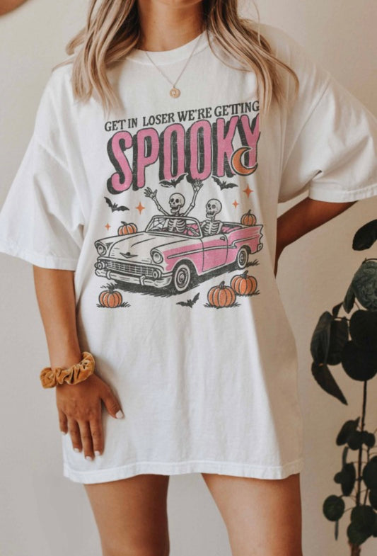 Trick Or Chic Oversized Graphic Tee